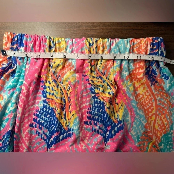 Lilly Pulitzer elastic waist knee length floral multicolored skirt - Picture 6 of 6